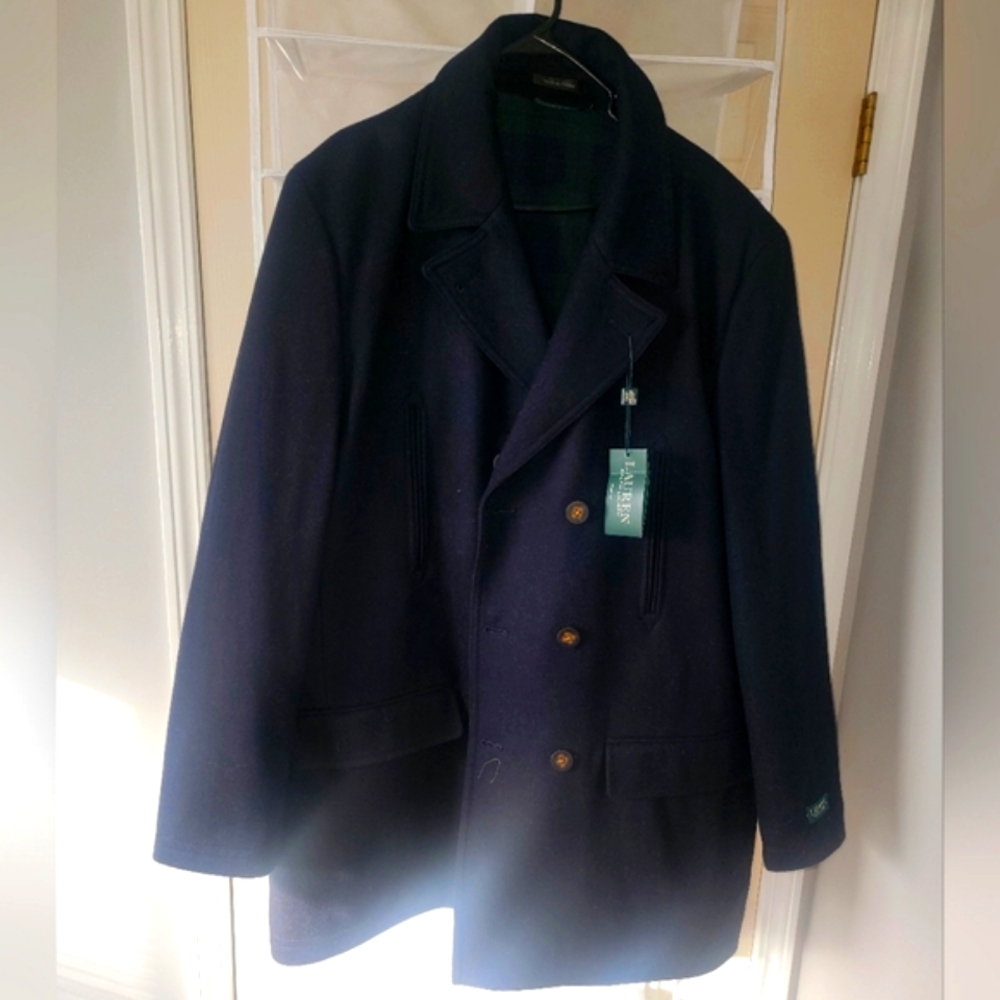 Polo Ralph Lauren Navy Pea Coat